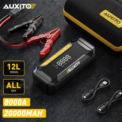 8000A 20000mah Car Jump 12V Starter battery High Power Bank Booster Pack Charger