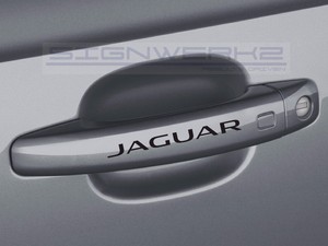 Jaguar Door Handle Decal Sticker Logo F Type Xj Xf Xe F Pace