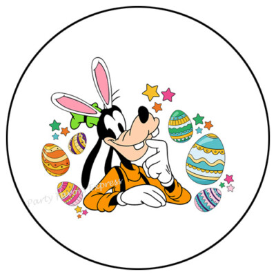 DOG EASTER ENVELOPE SEALS LABELS STICKERS PARTY FAVORS