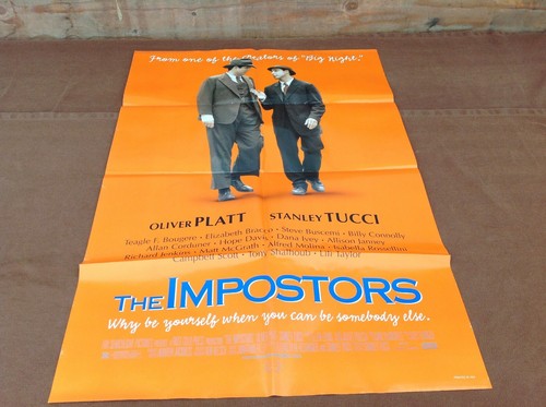 1998 The Impostors Original Movie House Full Sheet Poster