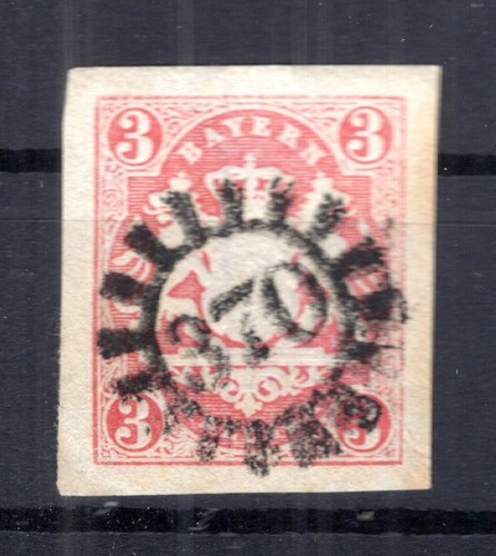 Bavaria Stamp with Number gMr370 Out of 15 Impeccable Stamped (B6229