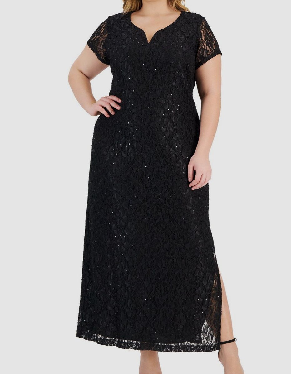 chinese dress ladies La Femme Plus-Size Sequin Long Prom Dress main image 0