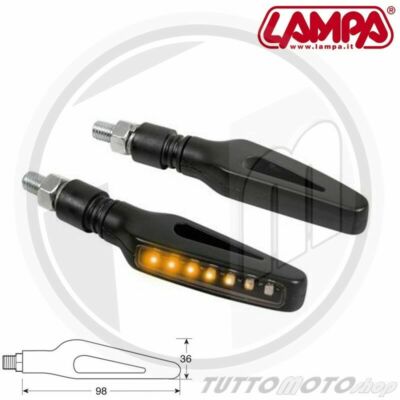 Frecce Moto LED Lampa 91627 Nail - Omologate, 12V, Con Connettori Specifici - Foto 10