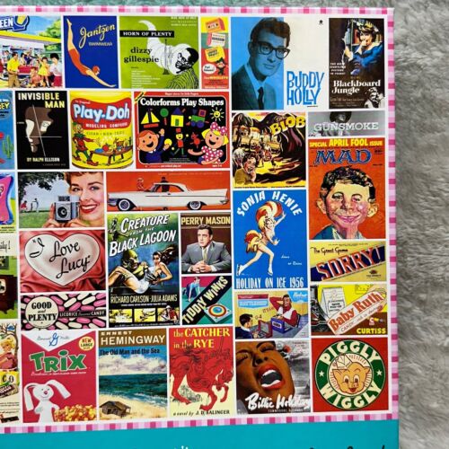 1950s Icon Pop Culture 1500 piece jigsaw puzzle 33" x 24" - Picture 4 of 7