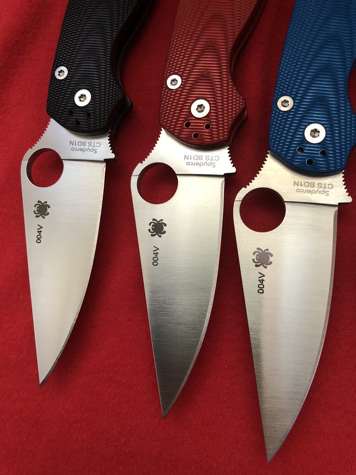 Spyderco COLLECTOR CLUB SET Paramilitary 2 Aluminum RARE Blade HQ Exclusive MINT eBay