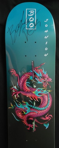 Firmado Boo Johnson DGK GET MONEY 2 cubiertas automático azul rojo nuevo de lote antiguo NO POWELL SANTA CRUZ - Imagen 2 de 11