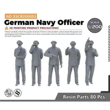 SSMODEL SSCR200003 1/200 Model Upgrade Parts German Navy Officer