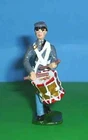 TOY SOLDIERS TIN AMERICAN CIVIL WAR CONFEDERATE DRUMMER BOY MARCHING 54 MM