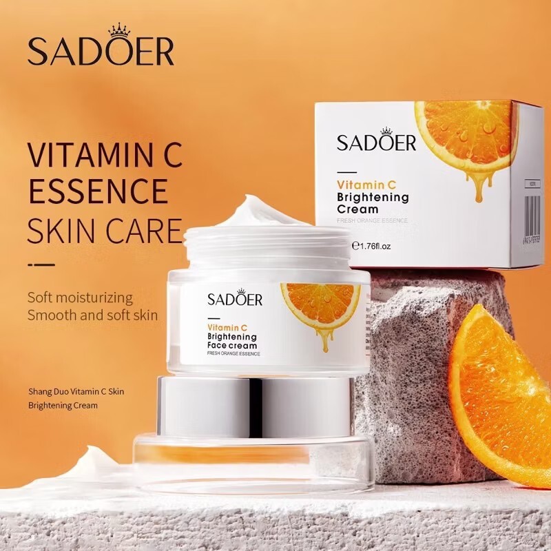 フェイスクリーム sa-ri SADOER Vitamin C Brightening Face Cream Fresh Orange Essence