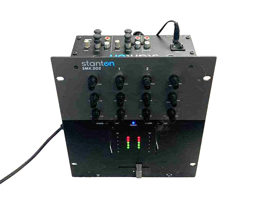 Stanton SMX202 2 Channel DJ Mixer With 2 Band EQ And Gain Control Per Channel US - Image 4 of 4
