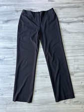 Liz Claiborne Career Audra Classic Black Straight Leg Dress Pants Mid-Rise Sz 6