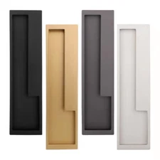 Brand New Hidden Recessed Sliding Door Handles Invisible Push Pull Door Handles