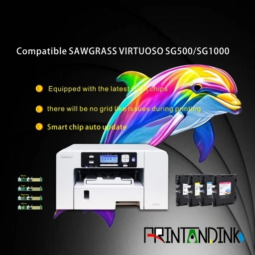 de sublimación de transferencia DYE compatibles Sawgrass Virtuoso SG500 SG1000 - Imagen 2 de 4