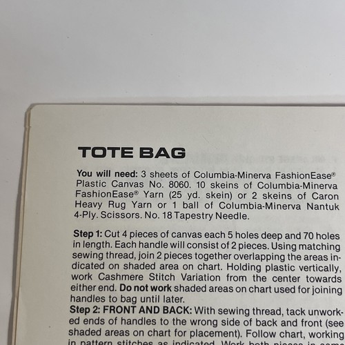 Columbia-Minerva 662: Fashion Accessory Ideas Made W FashionEase Plastic Canvas - Picture 8 of 16