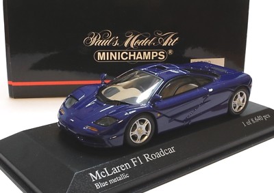 ミニカー MINICHAMPS McLaren F1 GTR 1/43 Minichamps 1:43 McLaren F1 GTR Blue | eBay