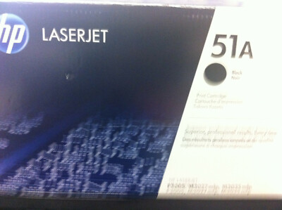 original HP Toner Q7551A schwarz Black Box neu B black Box