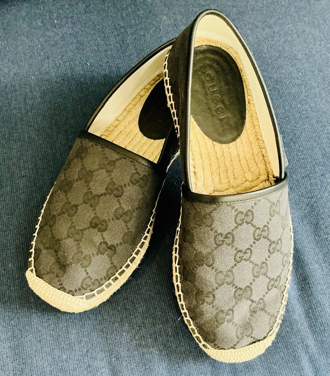 GUCCI Logo Mens Espadriles SZ IT 6 US 6.5 Gucci Espadrille Casual Shoes for Men for sale | eBay main image 3