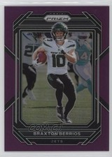 2022 Panini Prizm Purple Prizm 104/125 Braxton Berrios #227 0ym4
