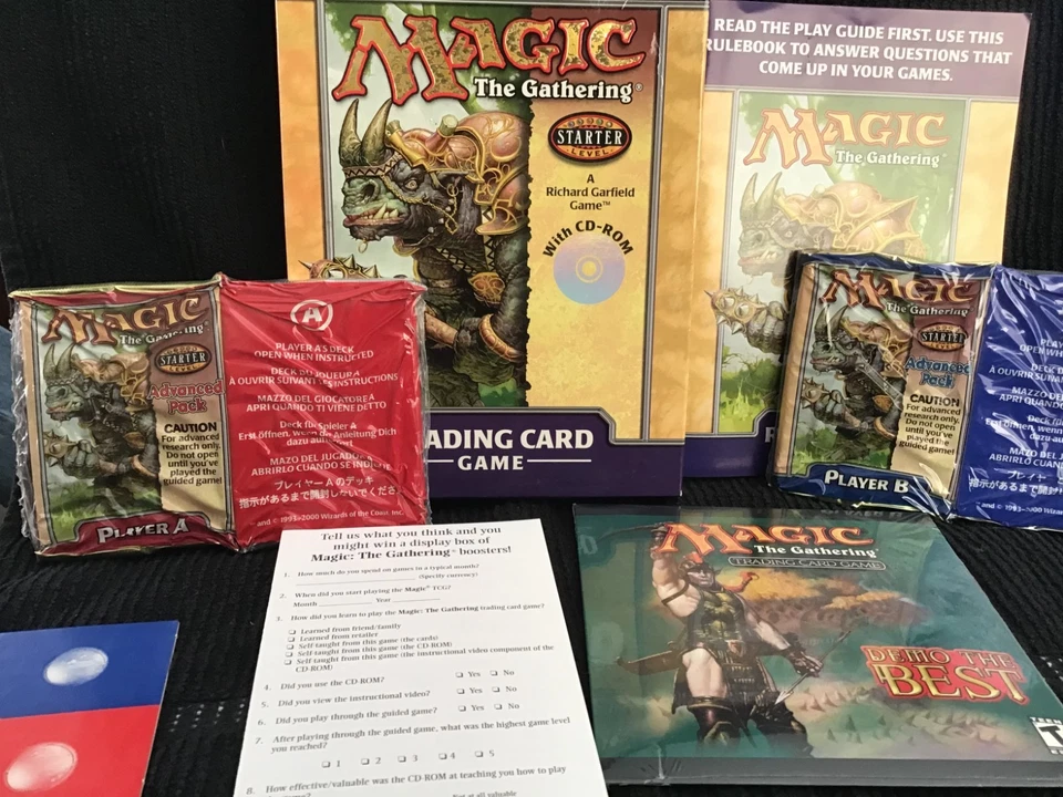 Magic The Gathering - Starter Level - 2000 Open Box - Sealed Player A&B Packs - Image 2 of 3
