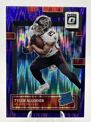 2022 Panini Donruss Optic - [Base] - Purple Shock Prizm #278 - Tyler Allgeier RC