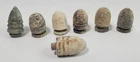 Lot of 7 Civil War Bullets -- 1 Ringtail Sharps Carbine & 6 Cleaners