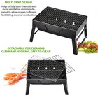 Portable Foldable Steel BBQ Grill Outdoor Camping Cooking Set