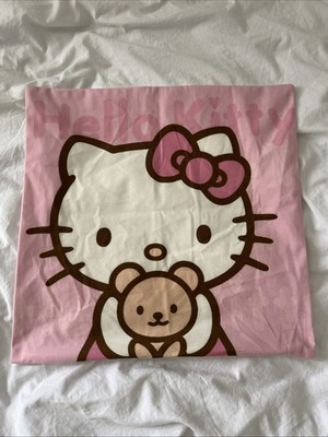 Hello Kitty Kissenbezug 45x45 Rosa Blau Kätzchen Wie Neu