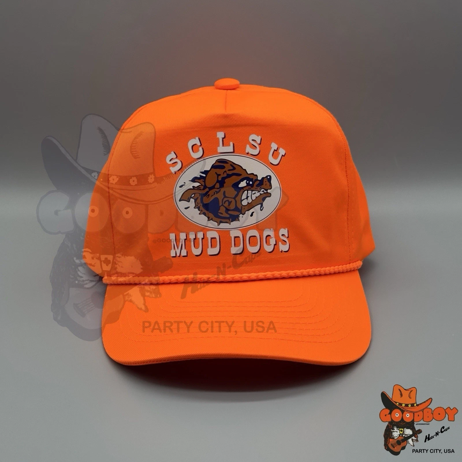 The Waterboy Mud Dogs Hat Vintage Orange Rope Trucker Cap Movie Promo Louisiana
Opens in a new windo