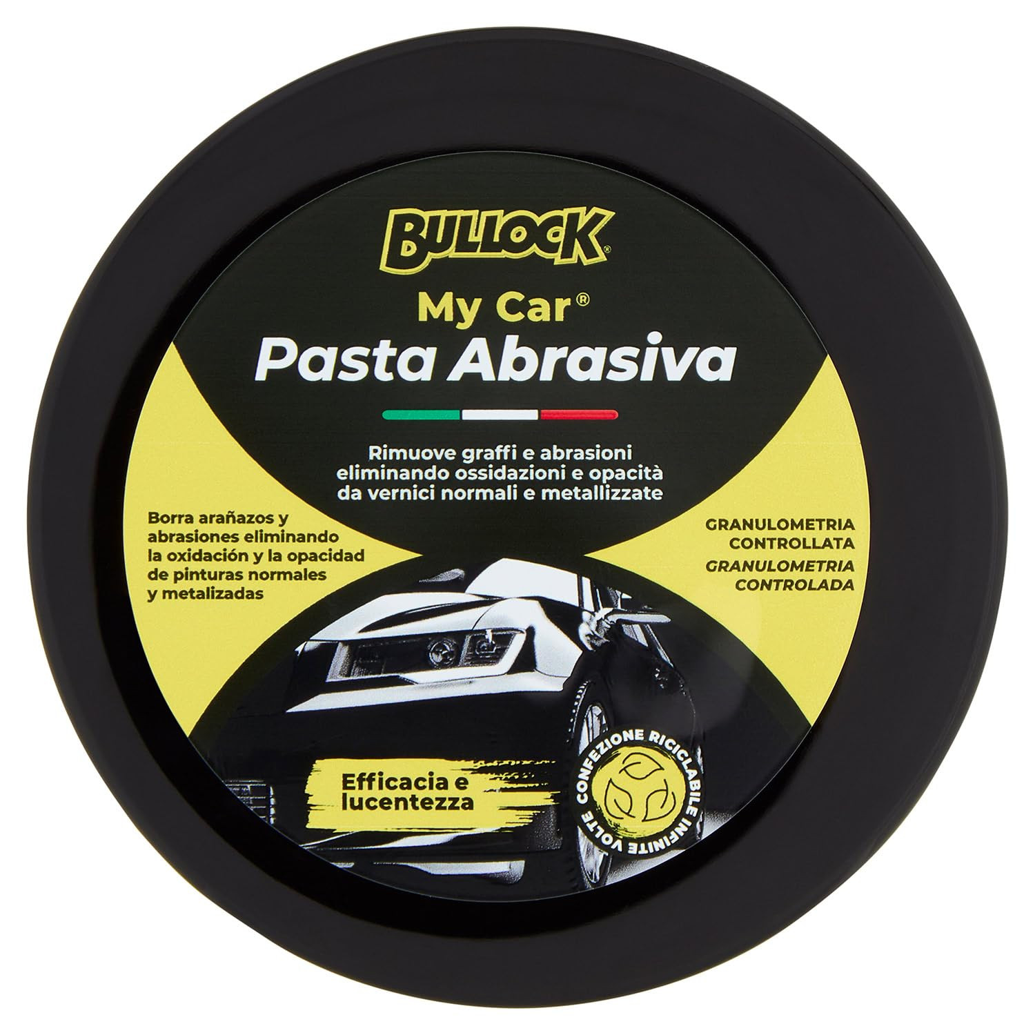 Kit Pasta Abrasiva Auto Car Care 150ml Elimina Graffi e Segni Vernice