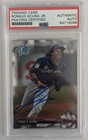 2017 RONALD ACUNA JR. Signed BOWMAN CHROME DRAFT Rc BDC39 PSA DNA Auto