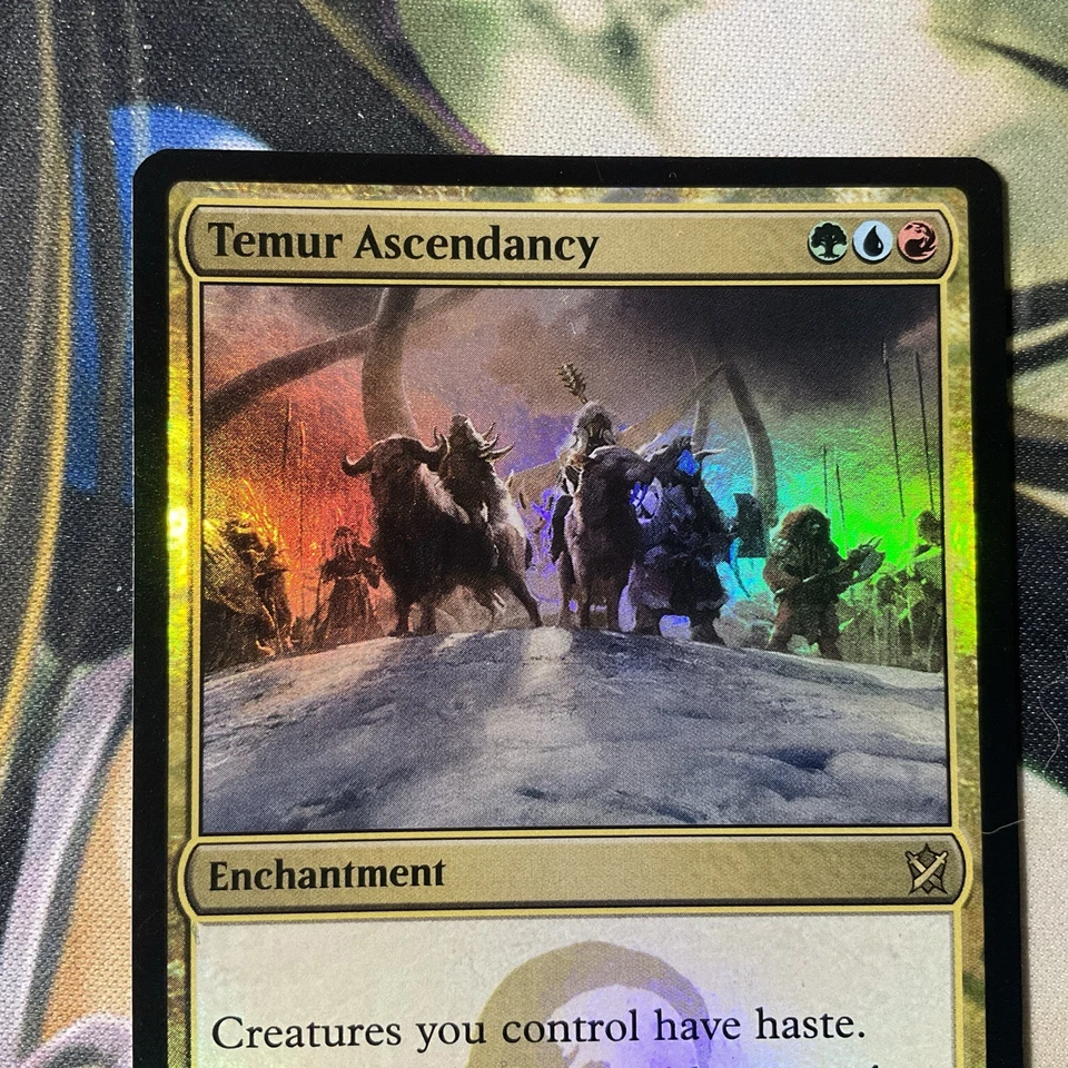 Temur Ascendancy [Khans of Tarkir] Magic MTG FOIL NEVER PLAYED MINT - Image 4 of 4