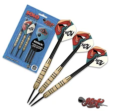 Shot! Darts Solo Brass Steel Tip Dart Set 18gm - High Quality Steel