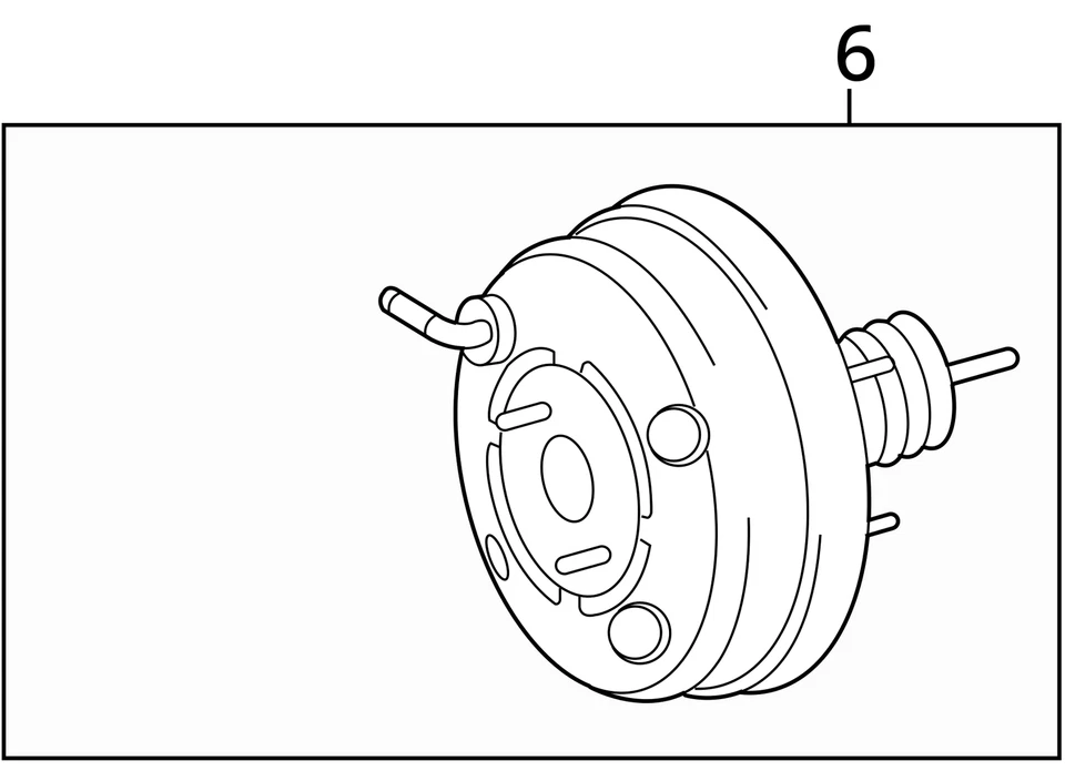 Potenciador de freno compatible con 08-15 SCION XB 730993 Foto 4 de 4