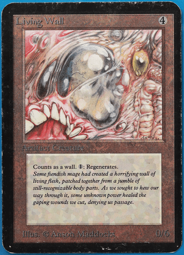 Living Wall Alpha HEAVILY PLD Artifact Uncommon MAGIC CARD (ID# 498294) ABUGames