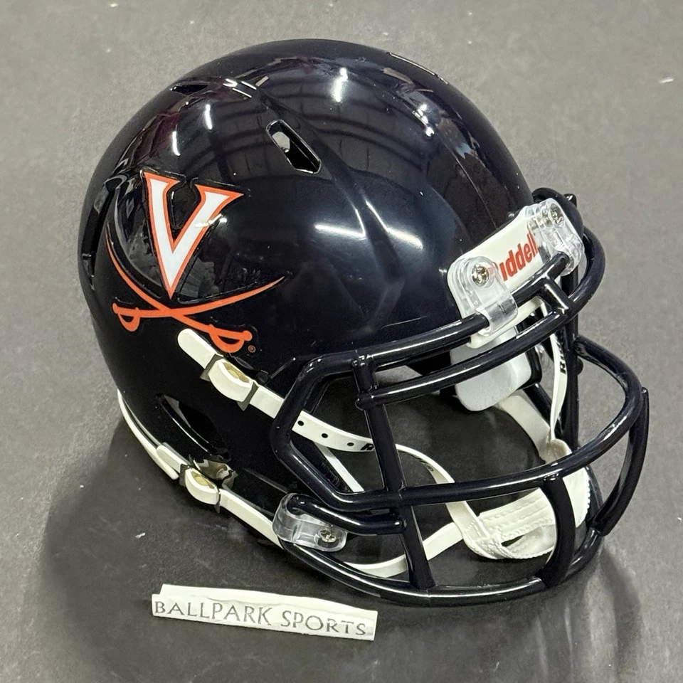Virginia Cavaliers Navy Throwback Speed Mini Helmet Riddell NCAA Licensed New! - Image 3 of 4