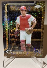2025 Topps Chrome Gilded Collection - Johnny Bench - Gold Mini Diamond - 42/50!