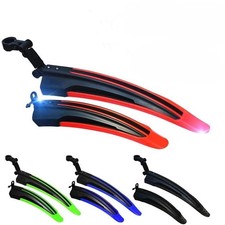 2Pcs Mountain Bike Mudguards MTB Bicycle Mud Guard Tire Fender Front Rear Set UK