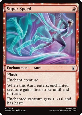 NM Super Speed , MTG, Super Heroes, Magic the Gathering, 154 Super Heroes