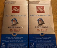 Capsules de café décaféiné Illy Espresso 20 au total, 100 % Arabica