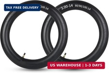 3.00-14" 90/100-14 Dirt Bike Inner Tubes, TR4 Valve Stem 2 Pack, Fits for 11