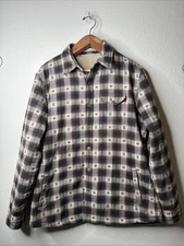 Criquet Snap Closure Sherpa Lined Jacket, Size XL