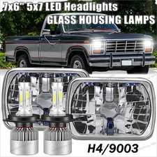 Pair For Ford F150 1981 1982 1983 1984 7x6 5x7 Led Headlights Hi Lo Beams H6054 Pair For Ford F150 1981 1982 1983 1984 7x6 5x7 Led Headlights Hi Lo Beams H6054