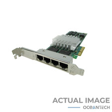HP NC364T Quad Port RJ-45 10/100/1000 1G PCIe Network Adapter NIC 436431-001 HP