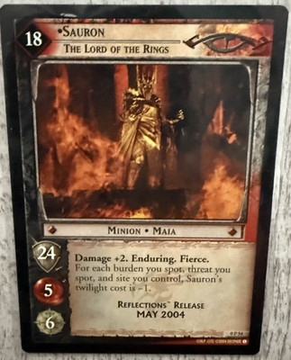 LOTR TCG Sauron, The Lord of the Rings 0P54 Promo NM/Lightly played