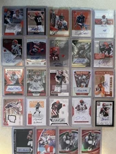 Cleveland Browns Autograph Card Lot of 24 Gabriel Kelly Haden Edwards Perry