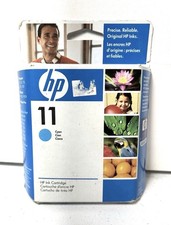 HP 11 Cyan Ink Cartridge C4836A Genuine OEM Sealed Box OfficeJet DesignJet