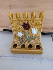 vintage ceramic toothbrush holder