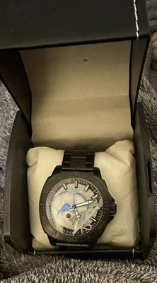 Detroit Lions NFL INVICTA WATCH BLACK STEEL #47893 Quartz Mvmnt NEW w/o Pckging