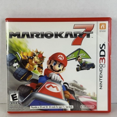 Super Mario Kart 7 Racing (Nintendo 3DS, 2011) CIB Complete