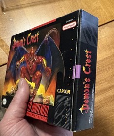 Demon's Crest (SNES) Cartridge w/ Box, Inserts & Manual CIB 
